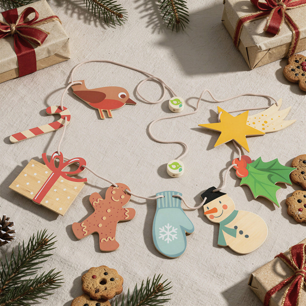 Winter Holiday Garland